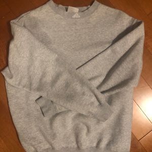 Adidas crew neck grey sweater